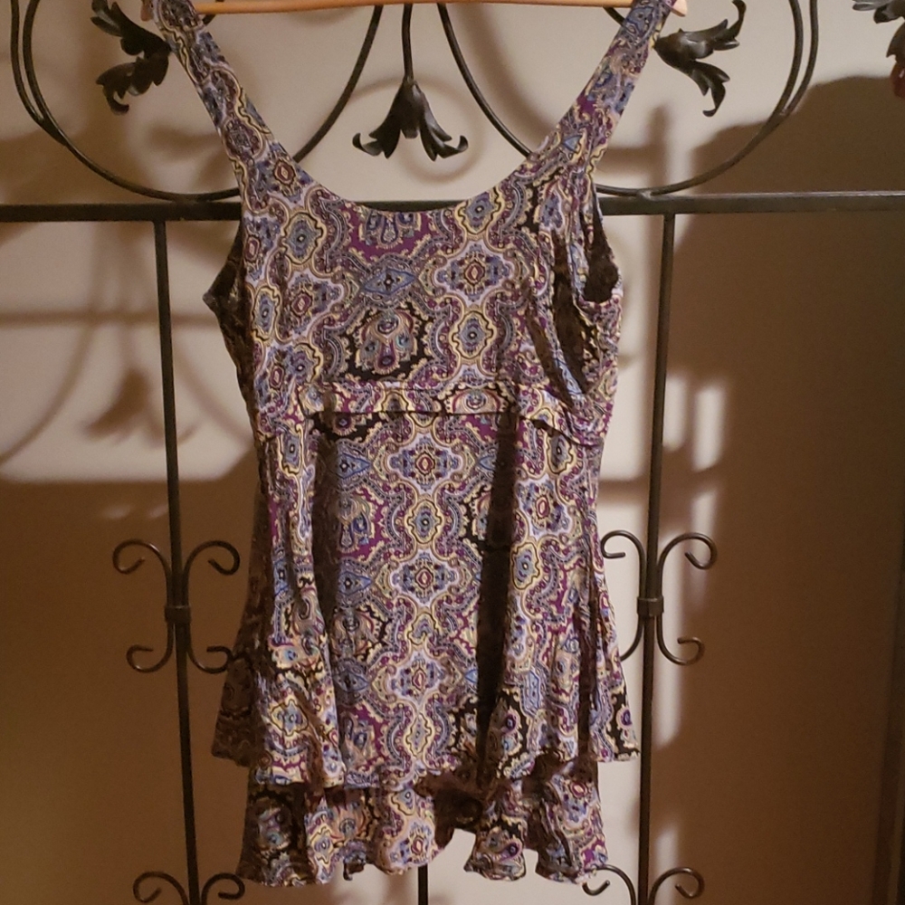 Free People printed mini dress
